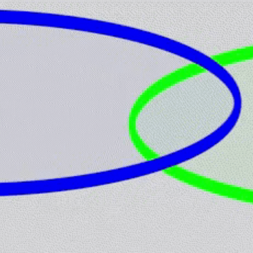 Then, similar to the wavelights, I did experiments with two circles and the mouse location, which changed how fast or loud the sound played in the background.